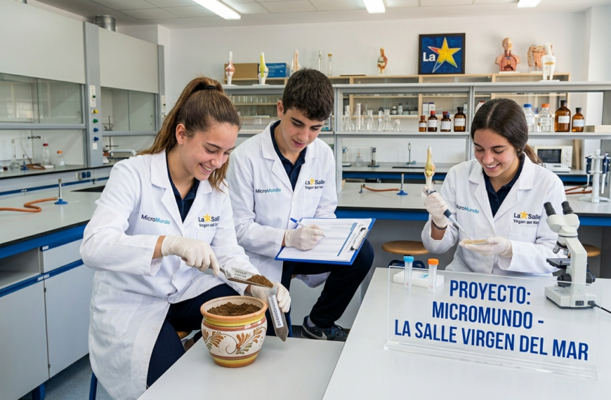 Nuestros alumnos de 4º de ESO se convierten en «cazadores de antibióticos» con el proyecto MicroMundo